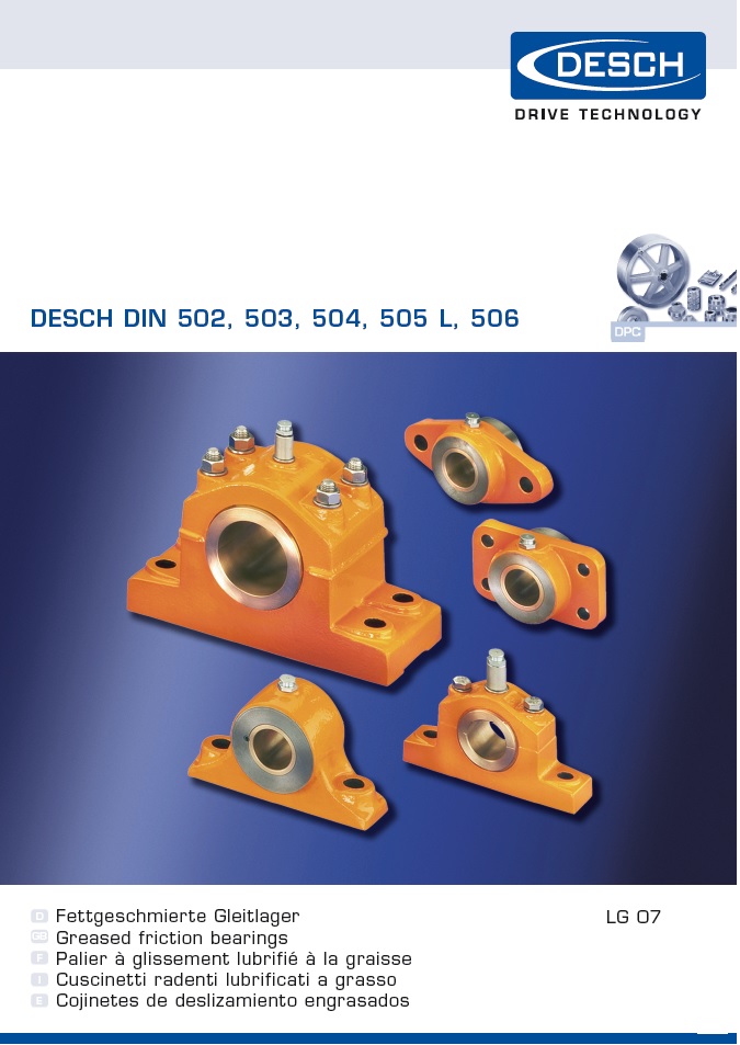 Подшипник скольжения Desch