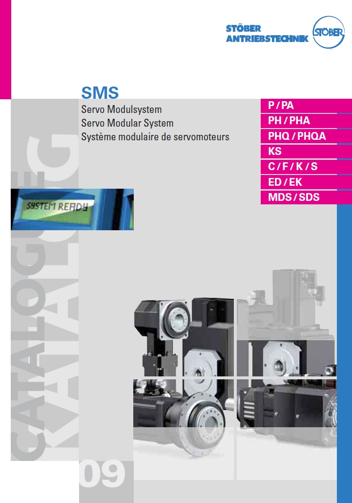 Каталог моторедуктор Stober