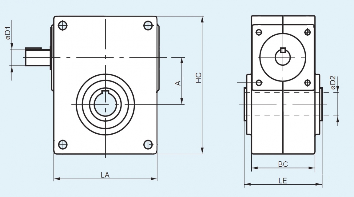 черв'ячний редуктор motovario nmrv