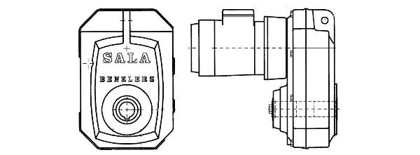 Benzlers цилиндрический редуктор с параллельными валами