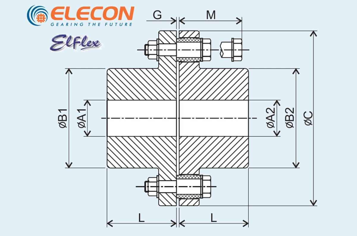 Пружна муфта для валів