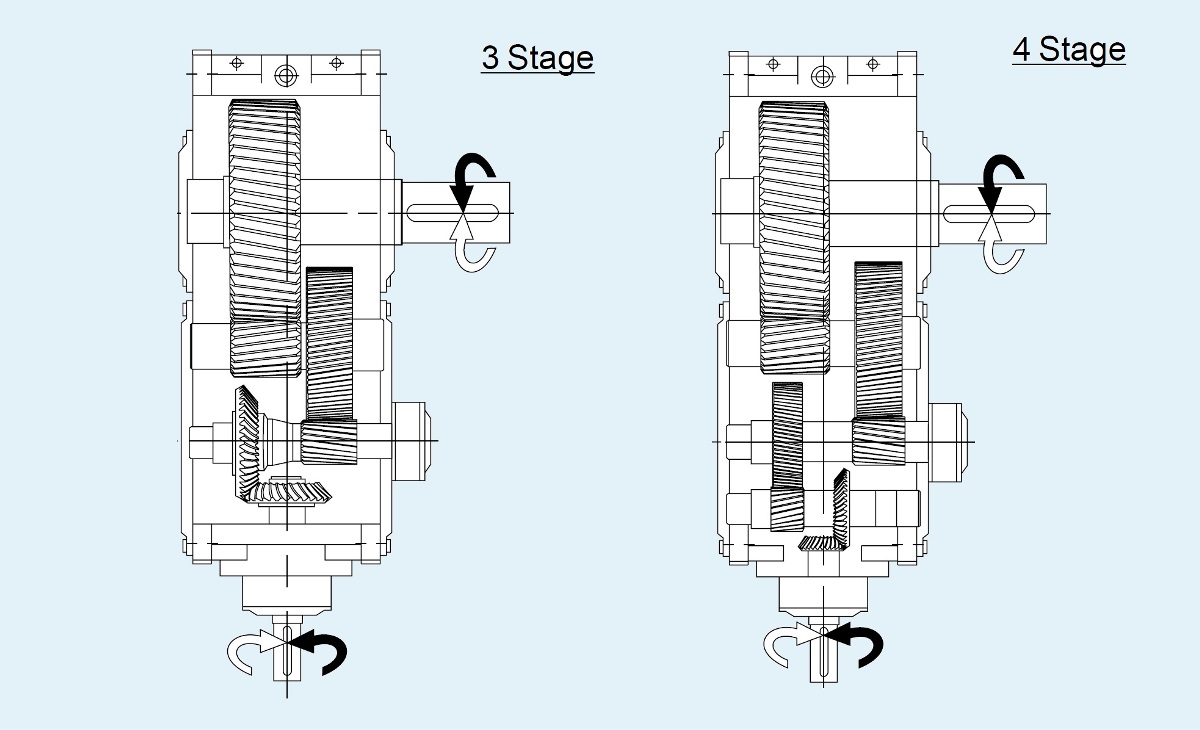 редуктор конически-цилиндрический