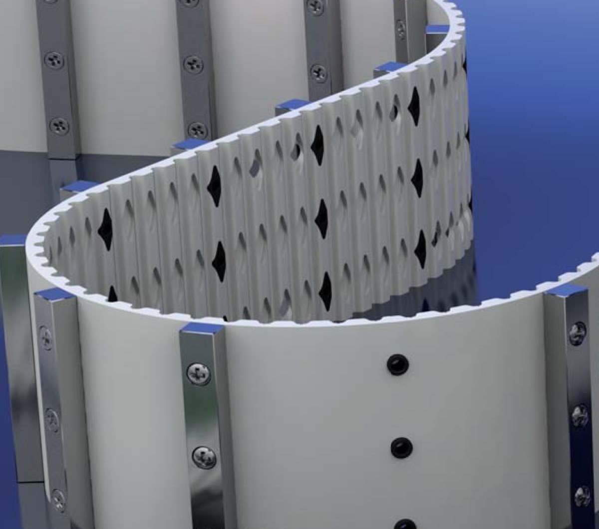 зубчатый ремень с гайками