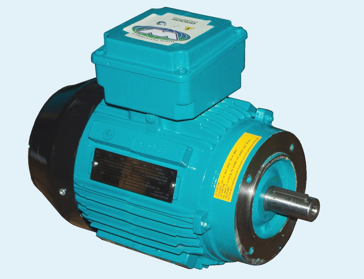 електродвигун з фланцем В14 Електромоторб фланець IM B14