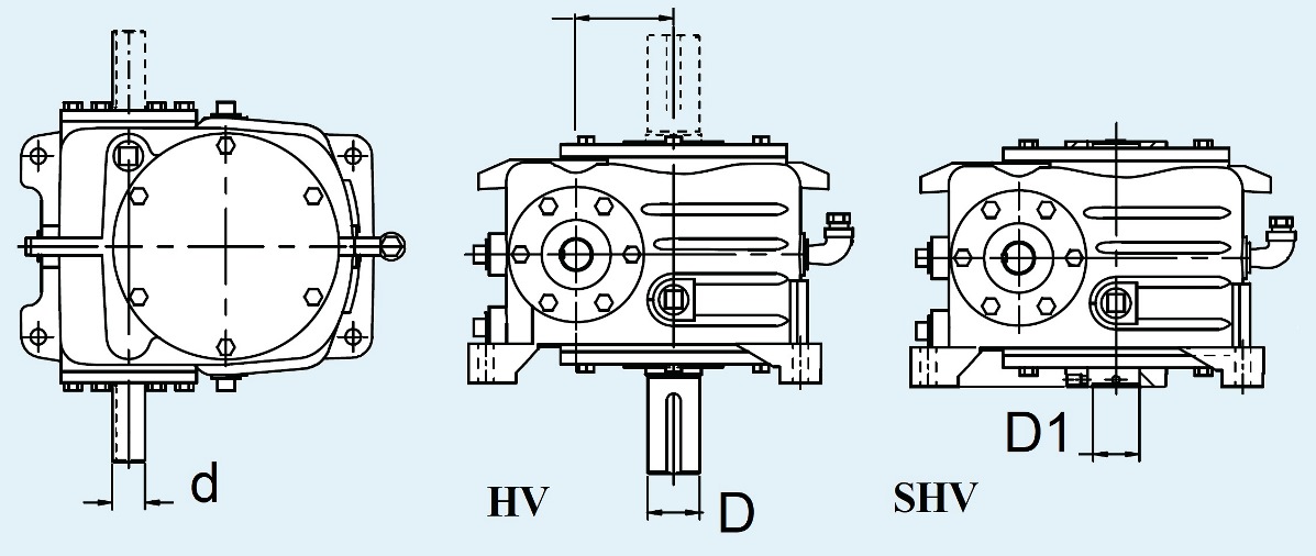 червячный редуктор