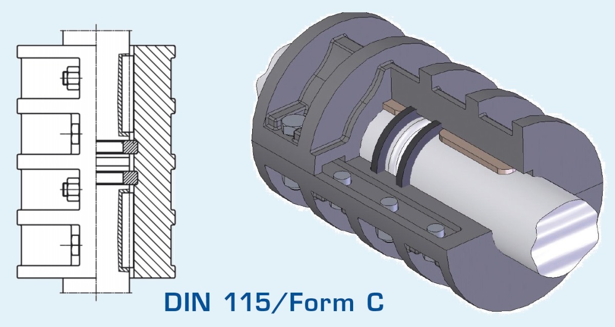 муфта жорстка DIN 115 Муфта Desch antriebstechnik