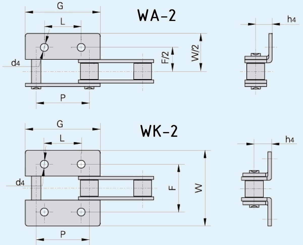 Аттачмент цепи WA-2 WK-2