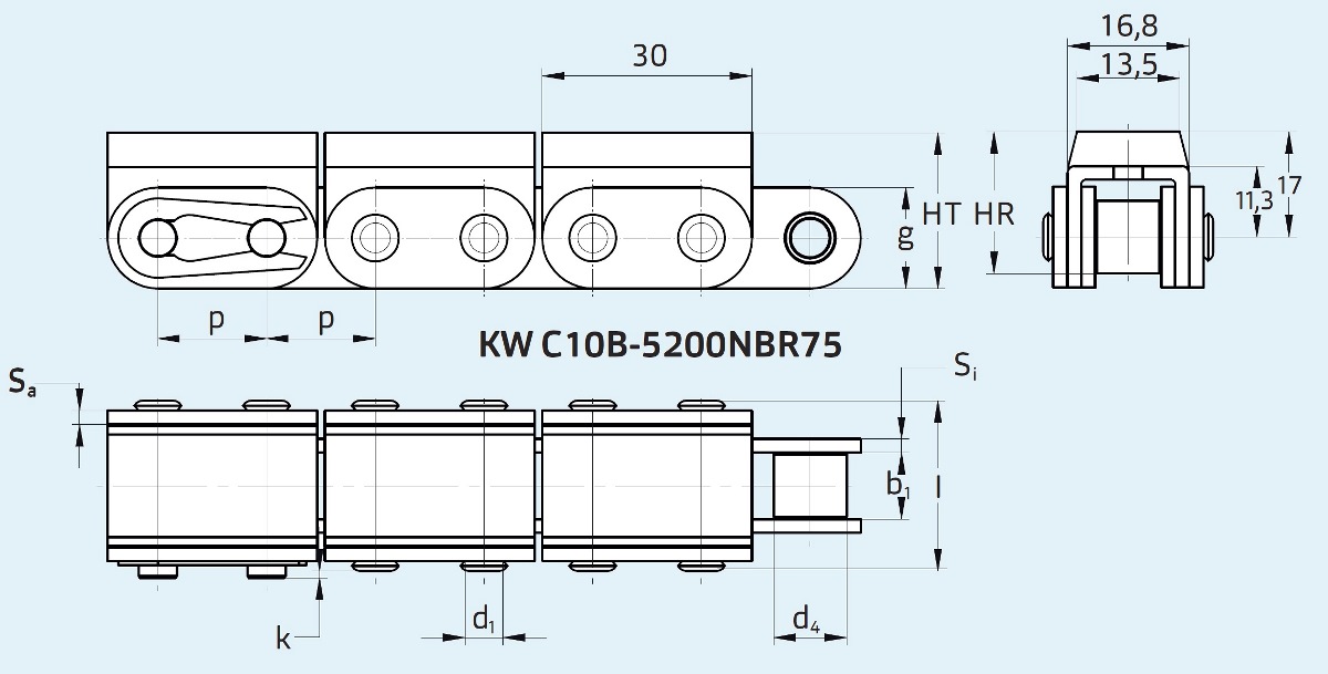 транспортёрная цепь