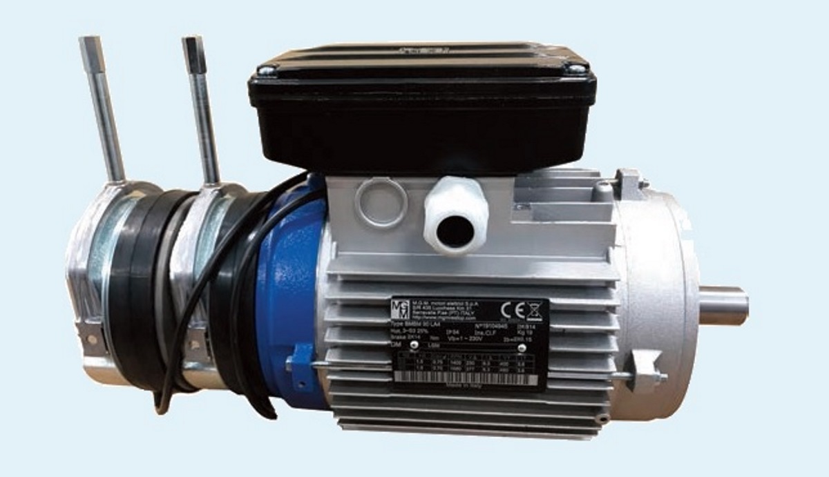 електродвигун з подвійним гальмом mgm brakemotor