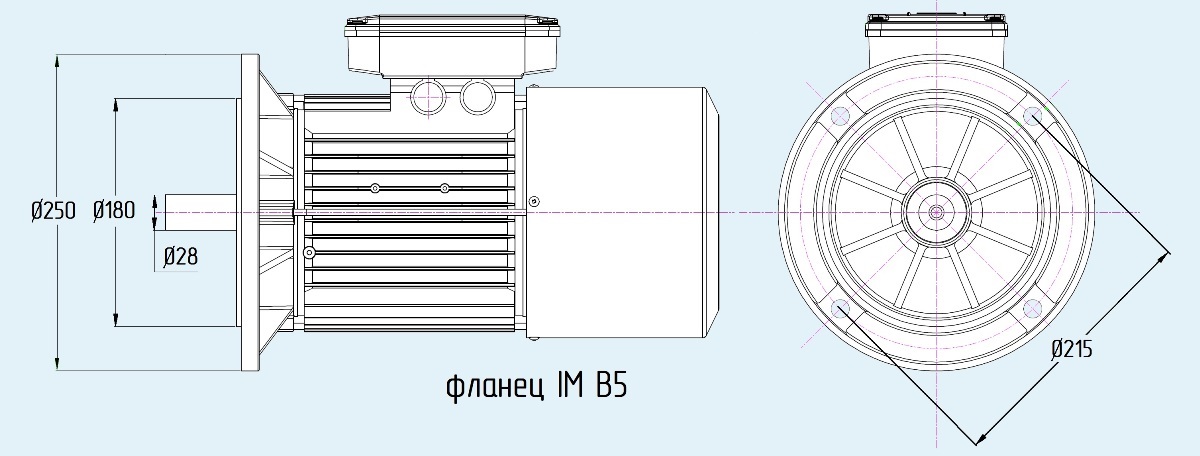электродвигатель с тормозом