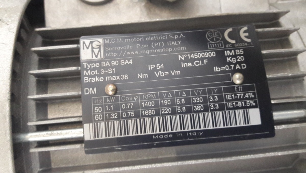 электродвигатель с тормозом