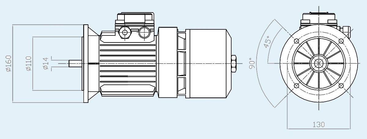 купить элнетродвигатель с тормозом в Киеве