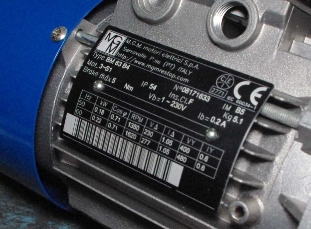 Придбати електродвигун з гальмом