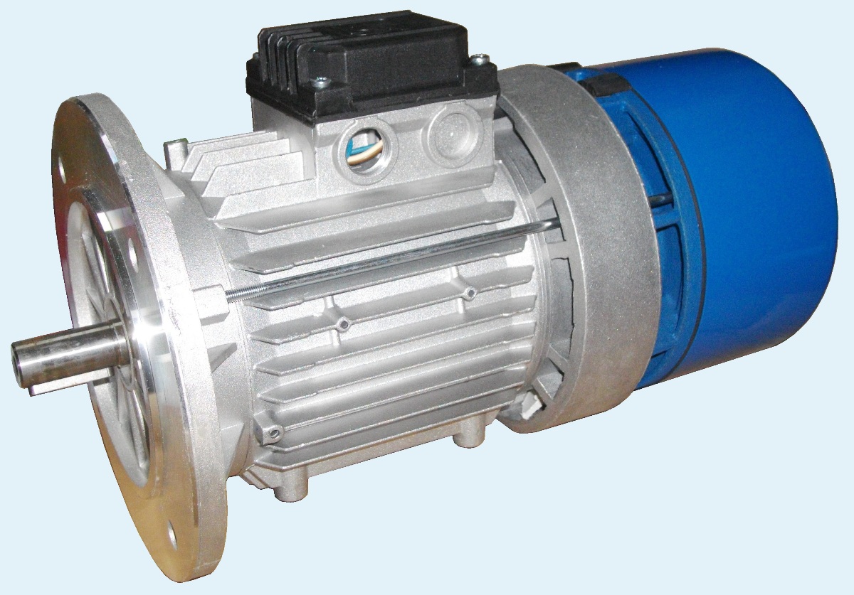 Електродвигун 0,75 квт з гальмом