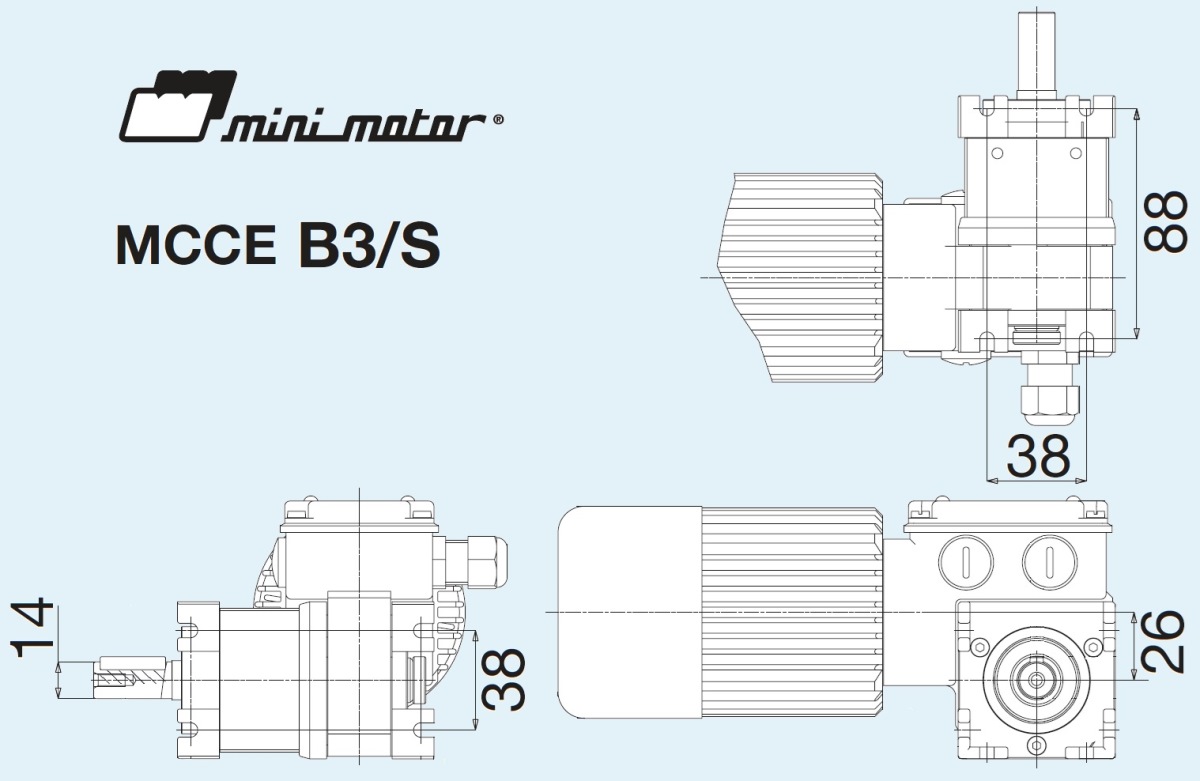 Мотор-редуктор 24 вольта