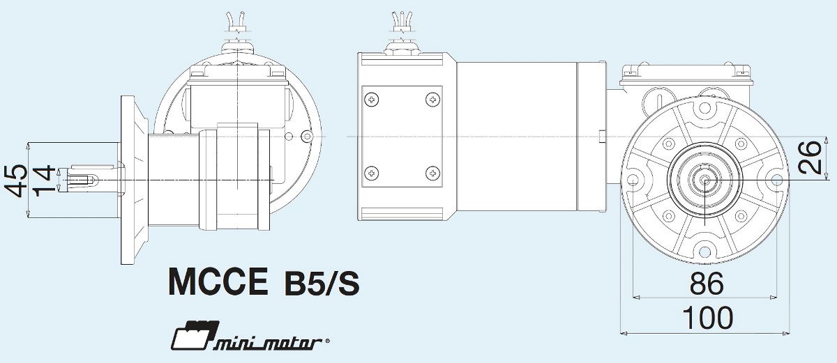 Мотор редуктор Minimotor