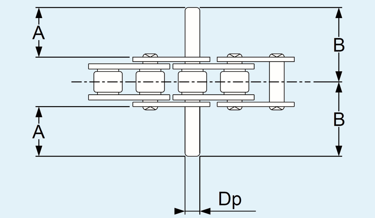 Regina цепь с аттачментом цепь с удлинёнными пальцами
