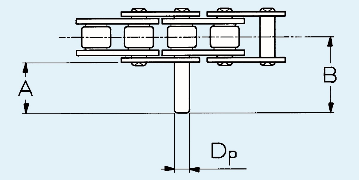 Regina цепь с длинными пальцами цепь с аттачментом D3