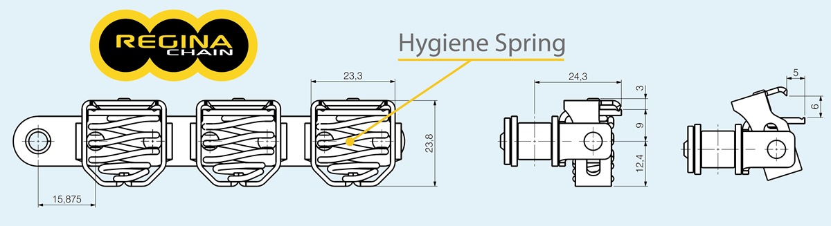 цепь для протяжки плёнки