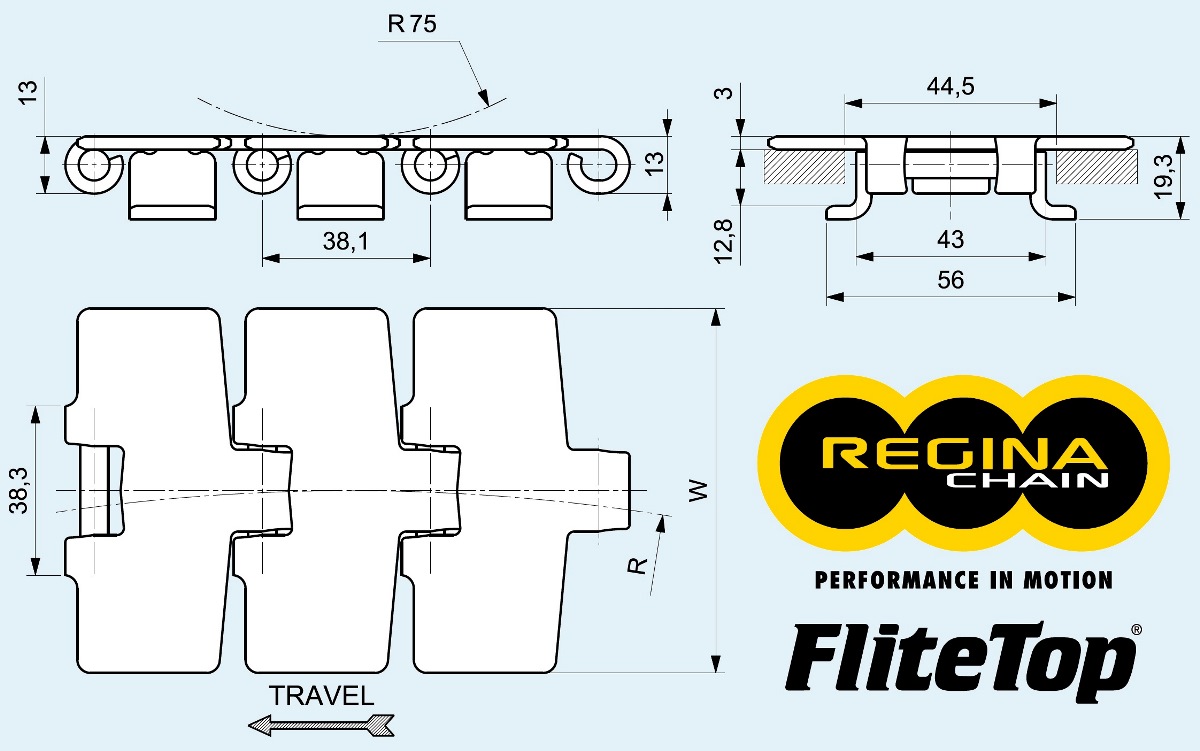 нержавіючий поворотний ланцюг