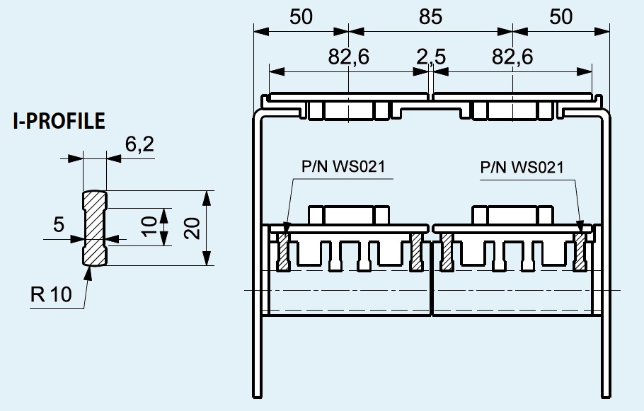 направляющая цепи Rexnord