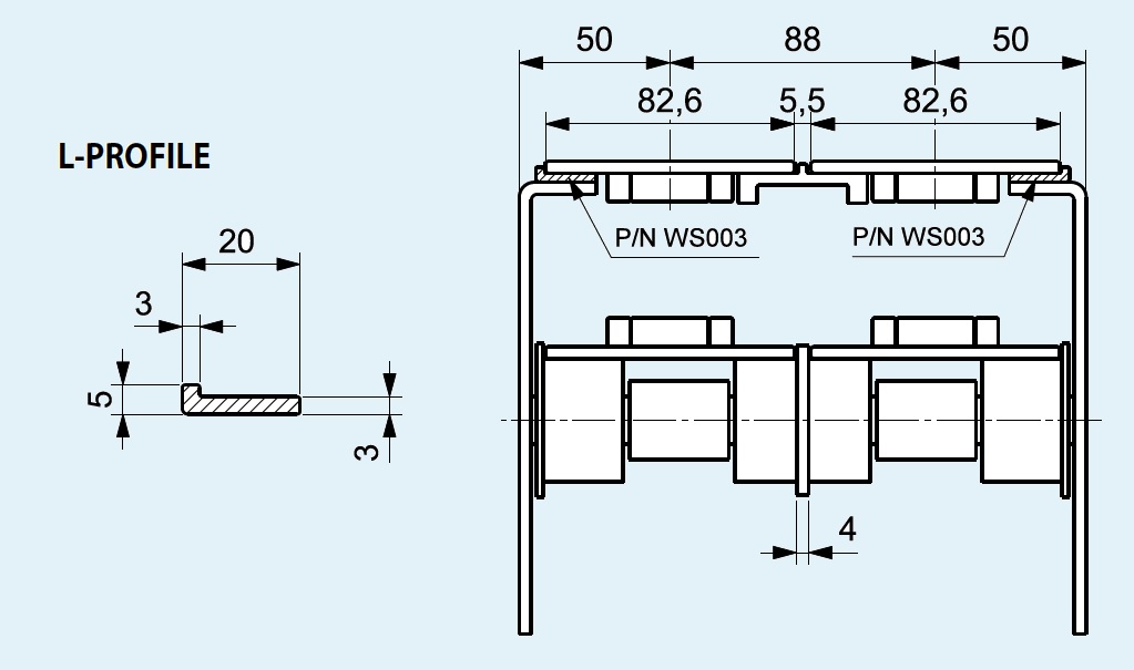 пластиковая направляющая для цепи
