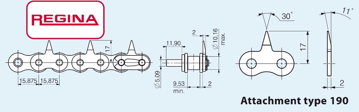 цепь с шипами