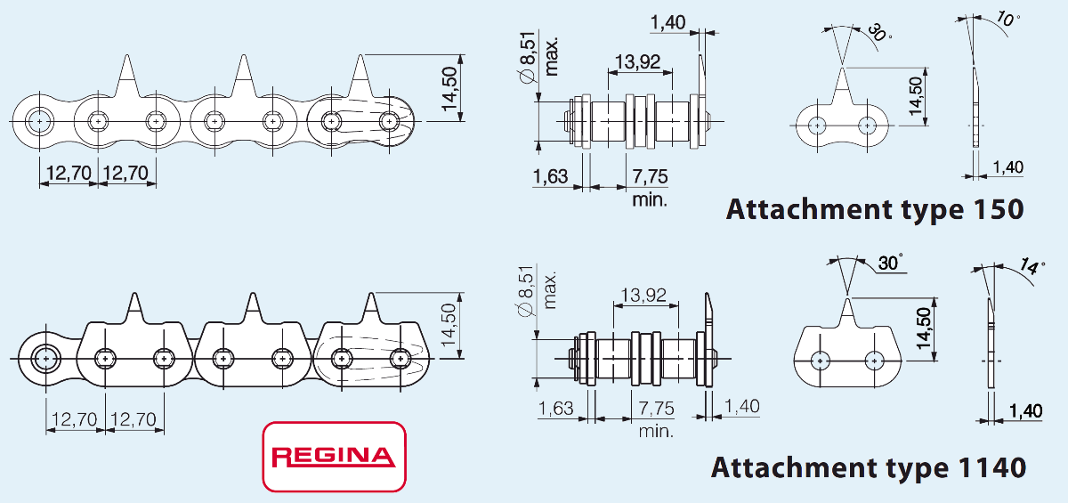 цепь Regina для упаковки Illig