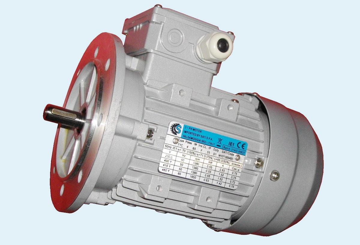 Електродвигун 0,55 кВт Електродвигун з фланцем