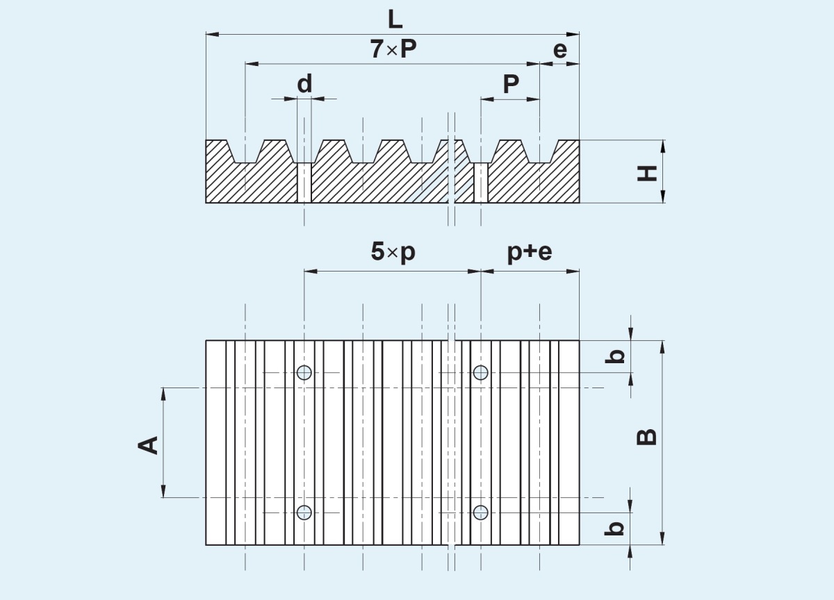 кінцева пластина для зубчастого паса Sati кінцеві пластини для рулонних зубчастих пасів
