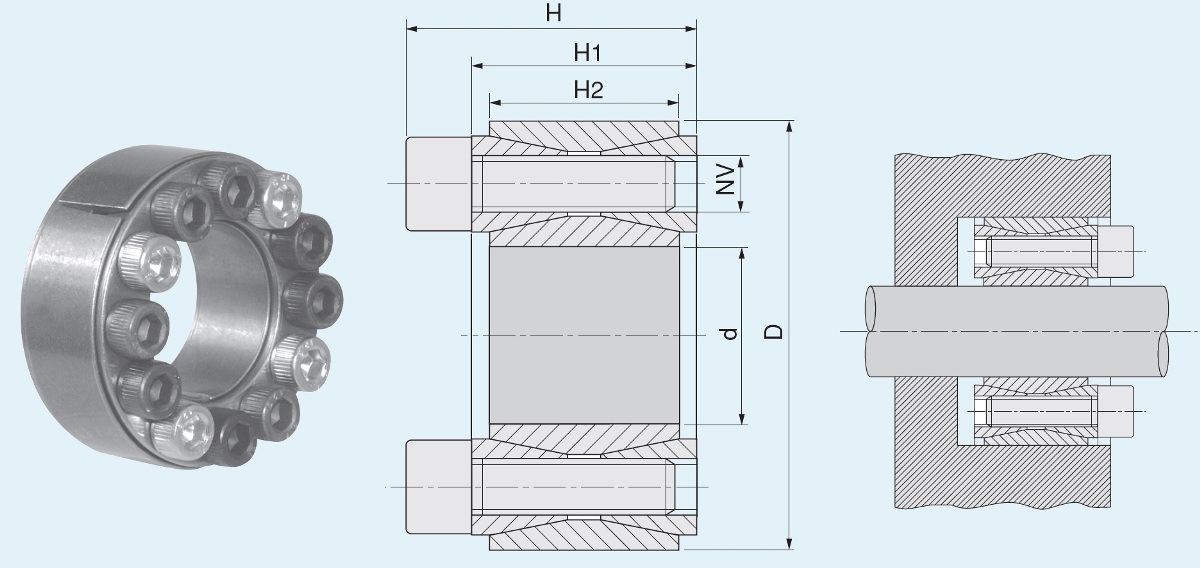 Швидкозмінна затискна муфта
