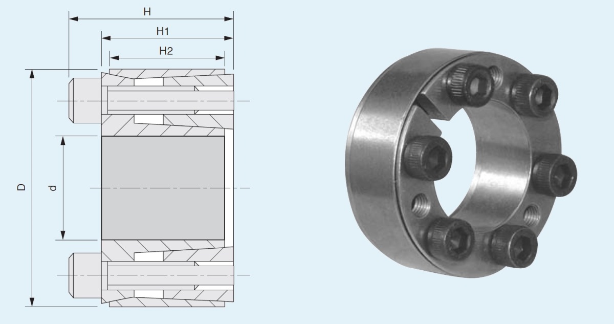 Бесшпоночная муфта