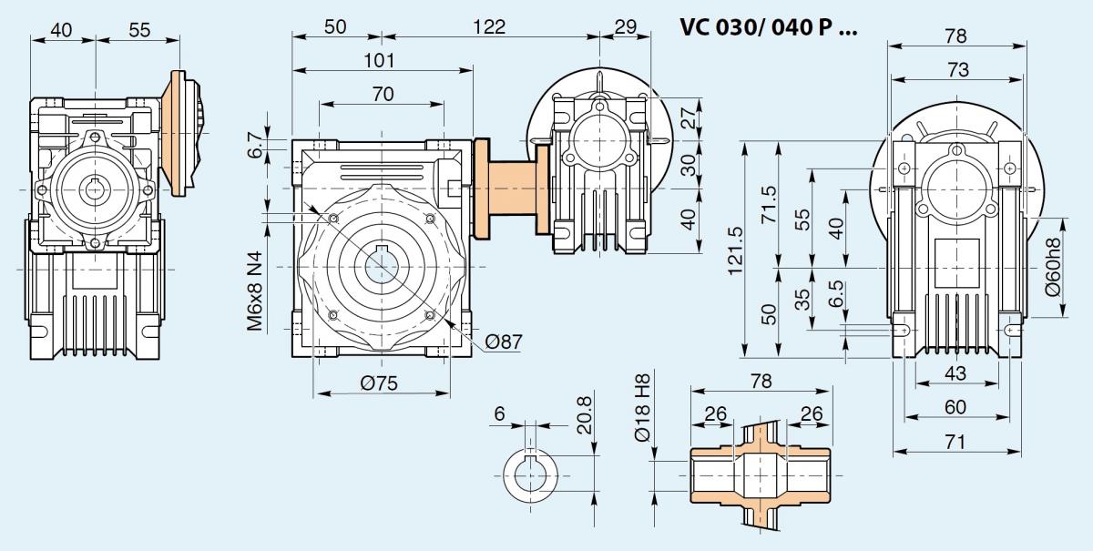черв'ячний редуктор