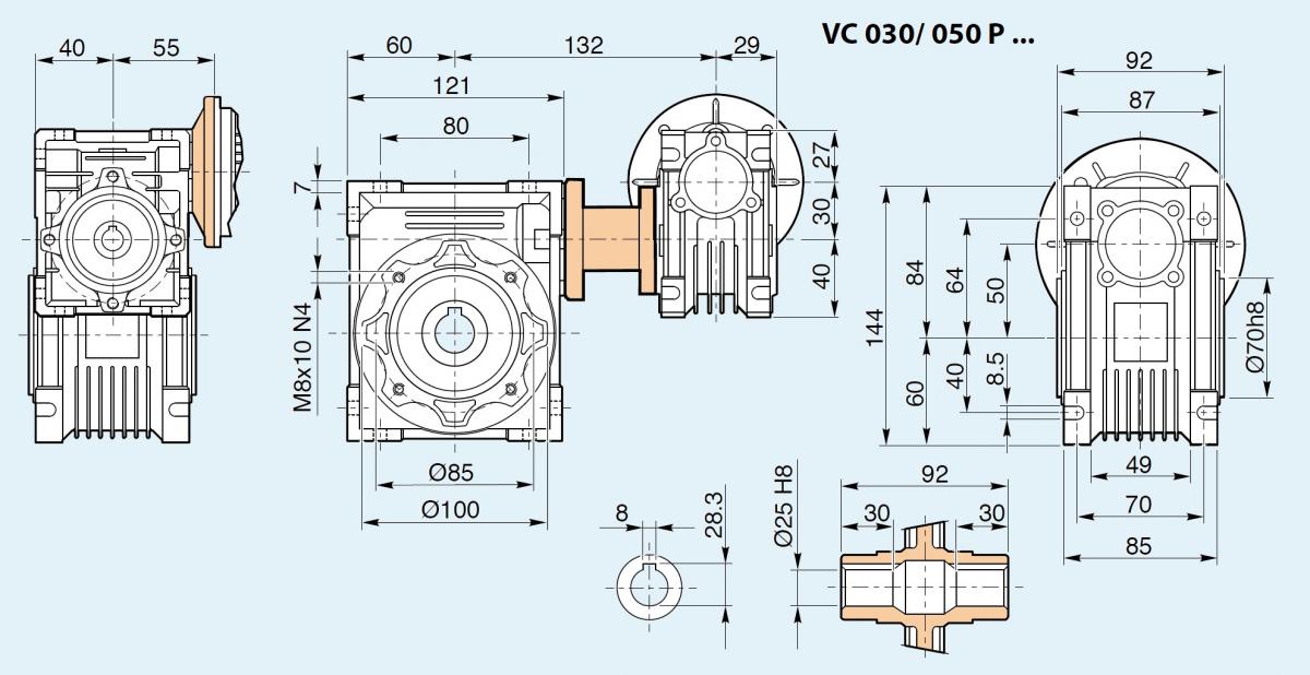 редуктор черв'ячний