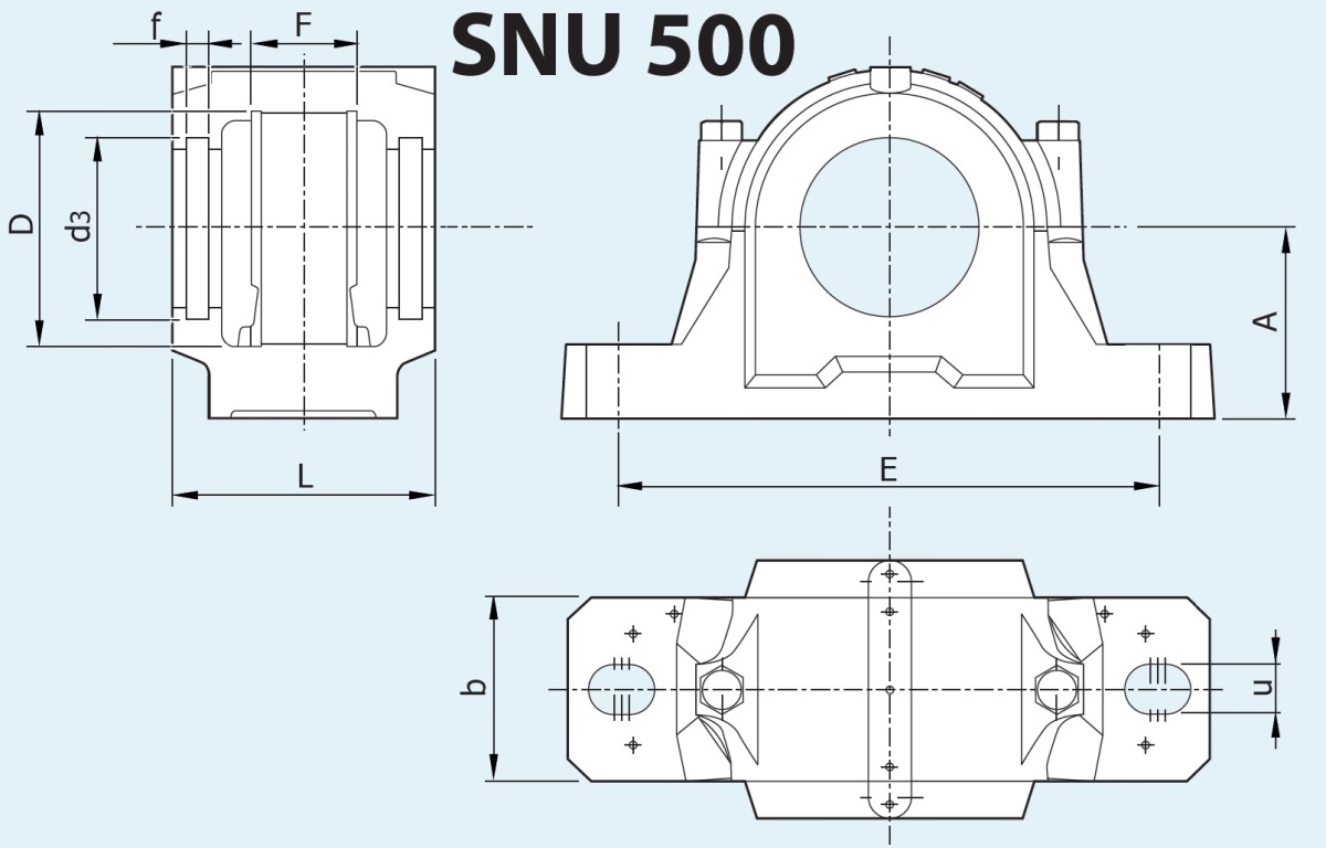 Підшипник в корпусі