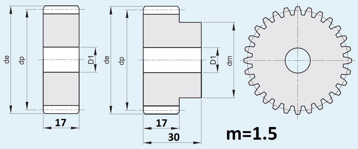 купить зубчатые колёса для открытых передач