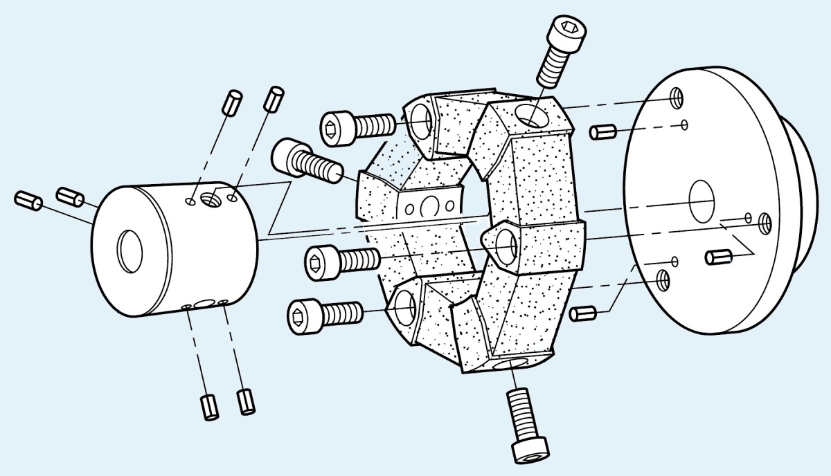 Пружна муфта на дизельний двигун